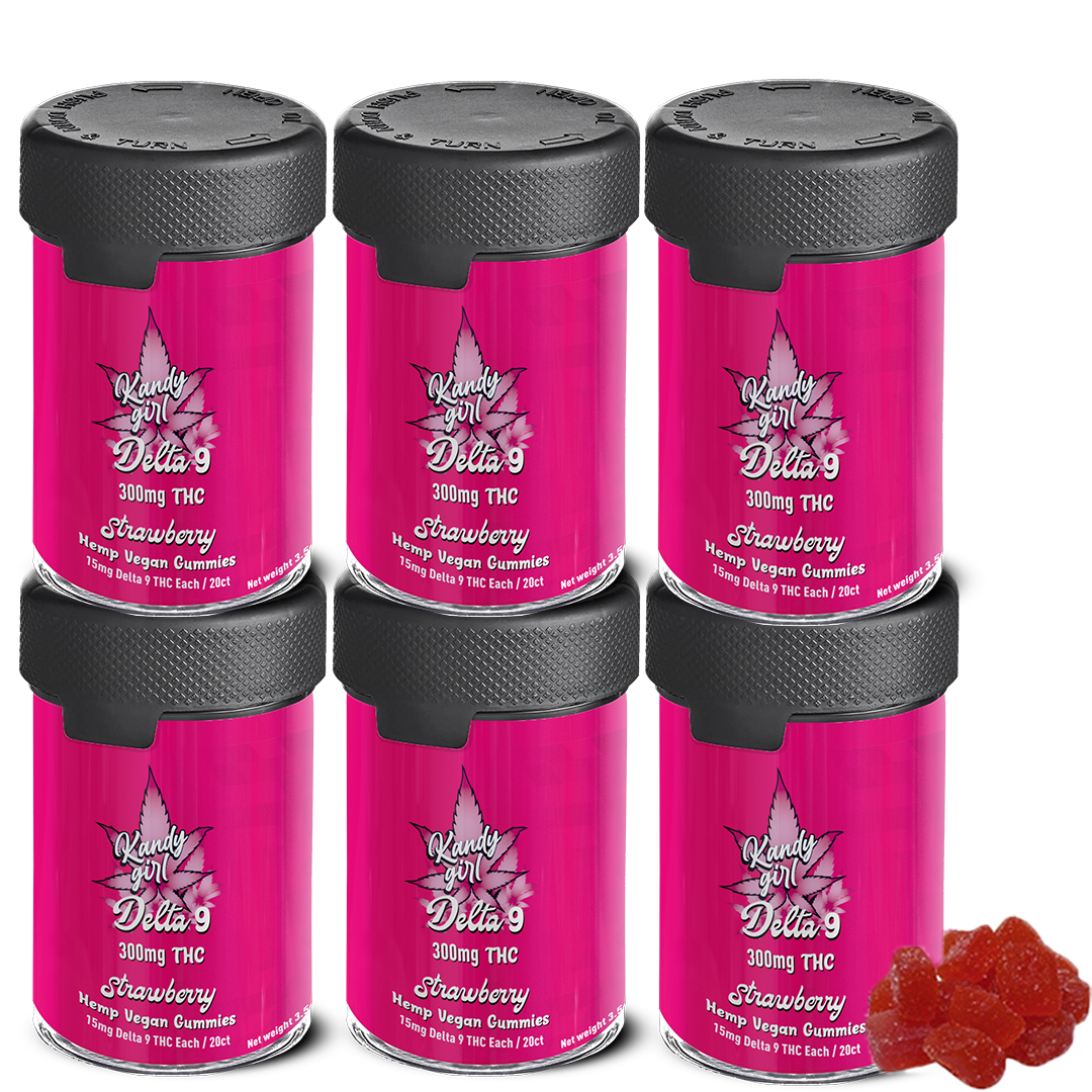 Delta 9 THC Gummy 6 Bottle Bundles